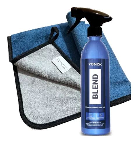 Blend Spray Cera Liquida Carnauba Toalha Microfibra Vonixx