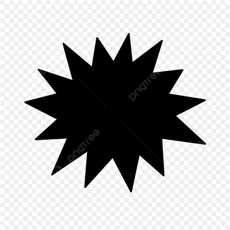 Black Starburst Clip Art Starburst Clipart Explosion Clipart Png