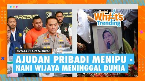 Ajudan Pribadi Ditangkap Polres Metro Jakarta Barat Kepergian Nani