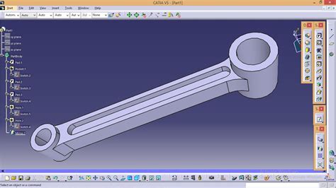 Catia Tutorial How To Create Radial Engine Assembly Articulated Rod Part 3 Youtube