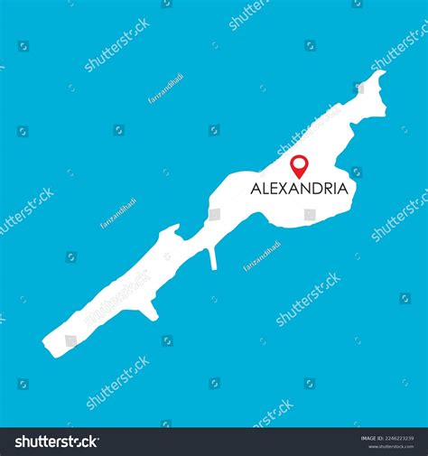 Map Alexandria Egypt Location Icon Stock Vector (Royalty Free ...