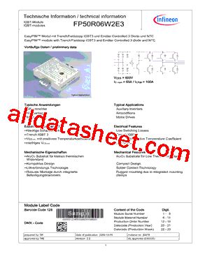 Fp R W E Pdf Infineon Technologies Ag