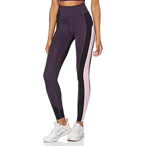 Jeans Legging De Sport Taille Haute Blocs De Couleurs Noir