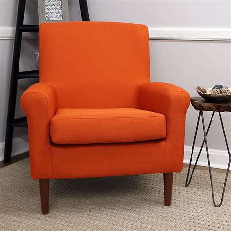 accent chair orange 3