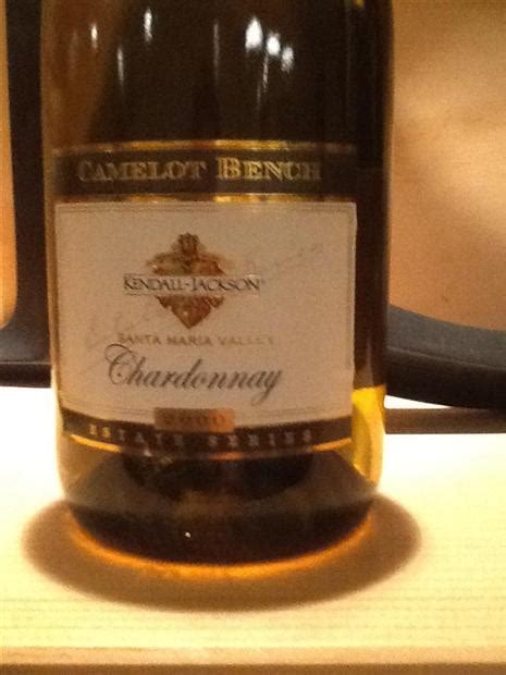 2004 Kendall Jackson Chardonnay Camelot Bench USA California