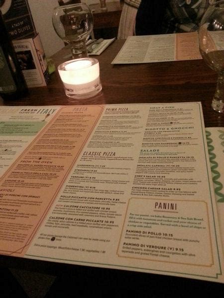 Menu At Ask Italian Restaurant Abingdon Pulpit House