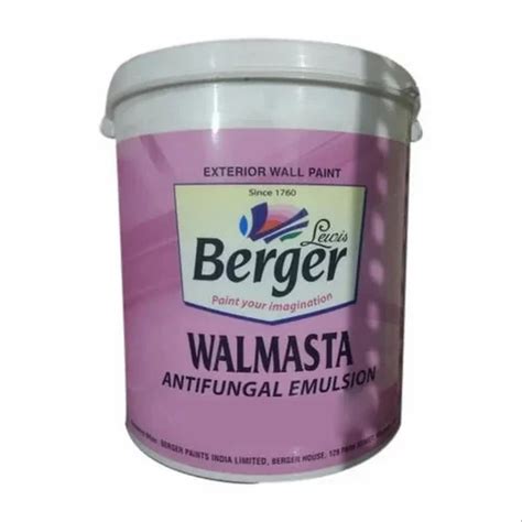 L Berger Walmasta Antifungal Exterior Emulsion Paint At Rs