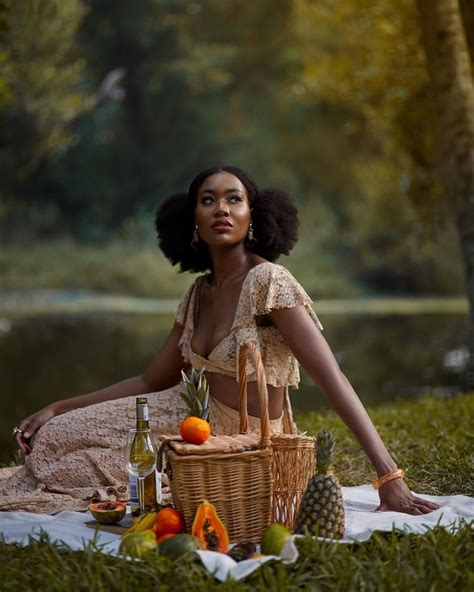 Black girl on a picnic | Beautiful Black Women | Black people, Black ...