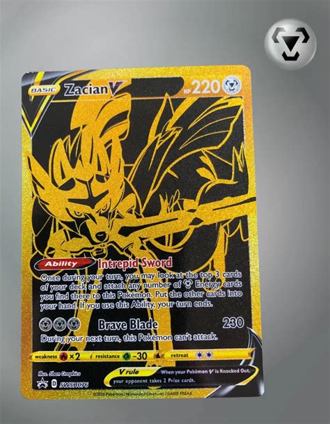 Zacian V Swsh Black Star Promos Tcg Coleccionistas