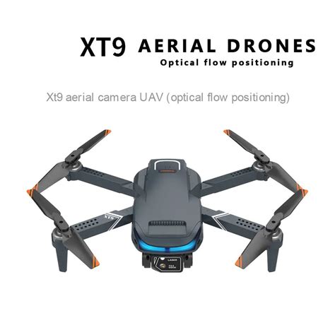 XT9 WiFi FPV With 4KHD Dual Camera Altitude Hold Mode Foldable RC Drone