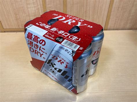 新・辛口 ビール アサヒ スーパードライ 缶 ビール 500ml×6本｜paypayフリマ