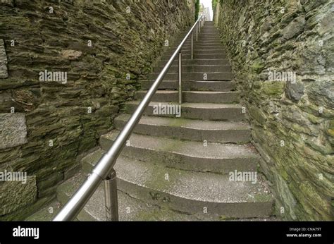 Jacobs Ladder Steps In Falmouth Cornwall Uk Stock Photo Alamy