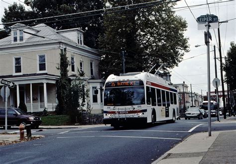 Flickrpnbswuk Septa Trackless Trolley Arrott 2009 Septa