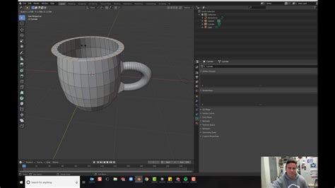 Day 3 Create And Render A Coffee Cup In Blender 3D YouTube