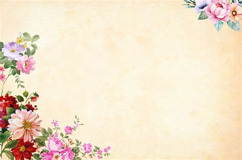 Vintage Powerpoint Backgrounds 20 Free Flower Powerpoint Templates Images