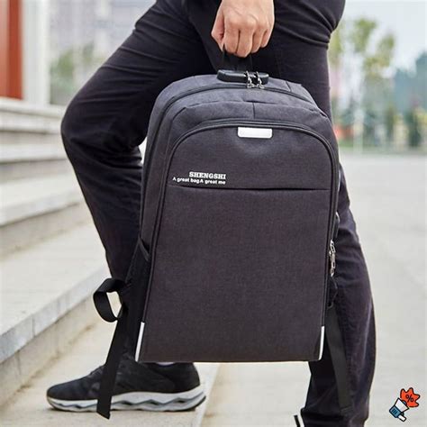 Рюкзак мужской для ноутбука 15,6 дюймов с USB | Laptop bag school ...