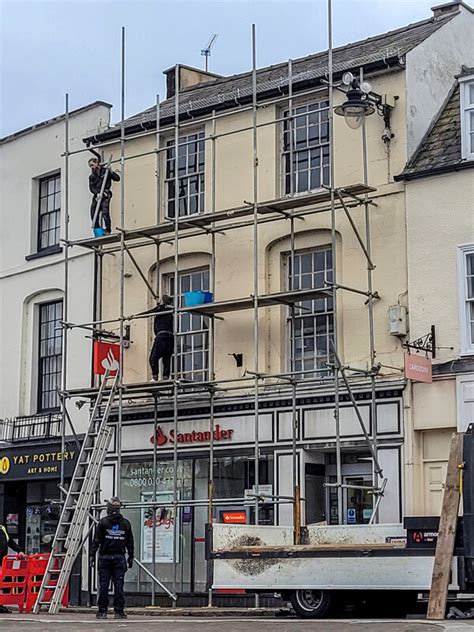 Taking The Scaffolding Down © Jonathan Billinger Geograph Britain