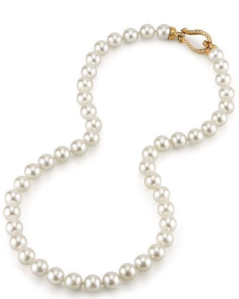 8 5 9 0mm Japanese Akoya White Pearl Necklace Aa Quality