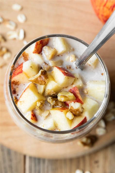 Apple Cinnamon Overnight Oats Jar Of Lemons