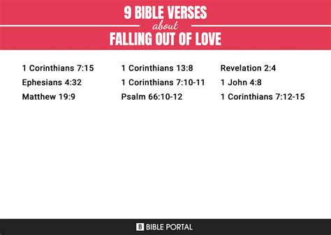 9 Bible Verses About Falling Out Of Love