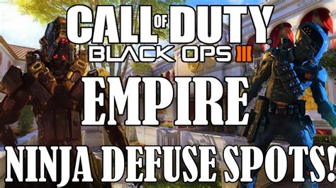 BO3 Hiding Spots Empire Ninja Defuse Spots Black Ops 3 Tips YouTube