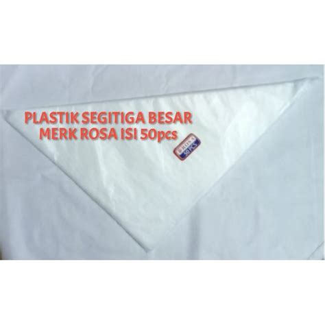 Jual Plastik Segitiga Jumbo Plastik Contong Piping Bag Merek Rosa