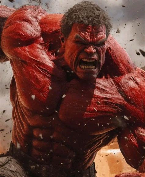 99.9% Real Hulk Red in 2023 | Hulk marvel, Dc comics artwork, Marvel ...