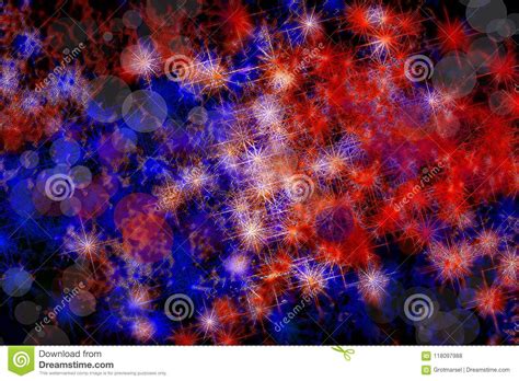 Multicolored Star Shape and Blurry Abstract Background. Stock ...