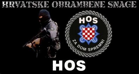 25 Lipnja 1991 Osnovan HOS Hrvatske Obrambene Snage HB Hteam Org