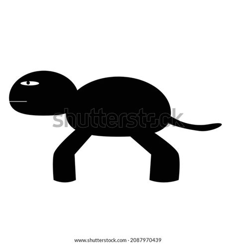 Design Illustration Animals Logo Black White Stock Vector (Royalty Free ...