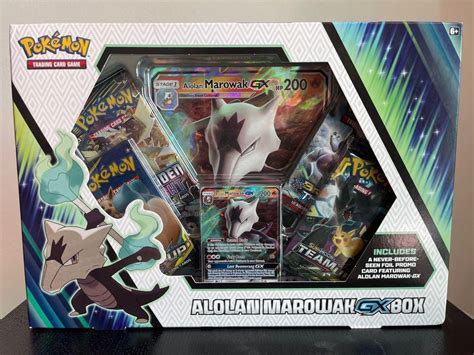 Pokemon Tcg Alolan Marowak Gx Box Sealed Hobbies And Toys Toys