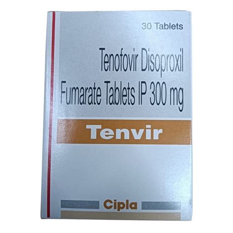 Tenvir Tenofovir Disoproxil Fumarate Tablets Ip 300mg Cipla Ltd At Rs 770bottle In Lucknow