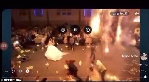 Wedding Inferno Tragedy Horrifying Moment Fire Breaks Out During