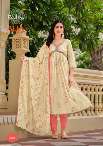 Alia Cut Gown With Embroidery Work At Rs Piece Varachha Surat