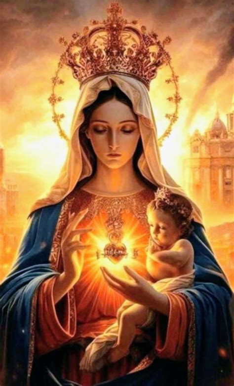 Pin by Rocío Téllez on VIRGEN MARÍA Mother mary images Jesus and