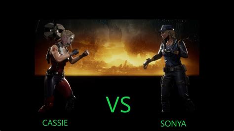 Mortal Kombat 11 Sonya Blade Vs Cassie Cage Gameplay Very Hard