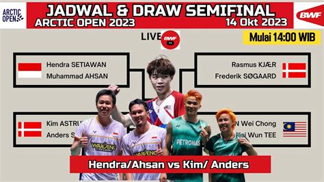 Jadwal Semifinal Arctic Open Hari Ini Day Hendra Ahsan Vs