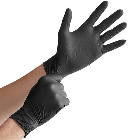 Lavex Industrial Nitrile Mil Heavy Duty Powder Free Textured Gloves