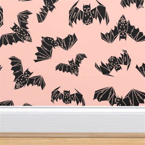 bat // halloween pink pastel pink bats Wallpaper | Wallpaper, Wall painting, Halloween wallpaper