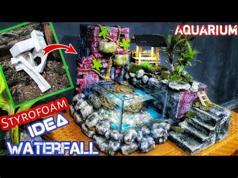 Cara Membuat Aquarium Ide Dari Styrofoam Youtube