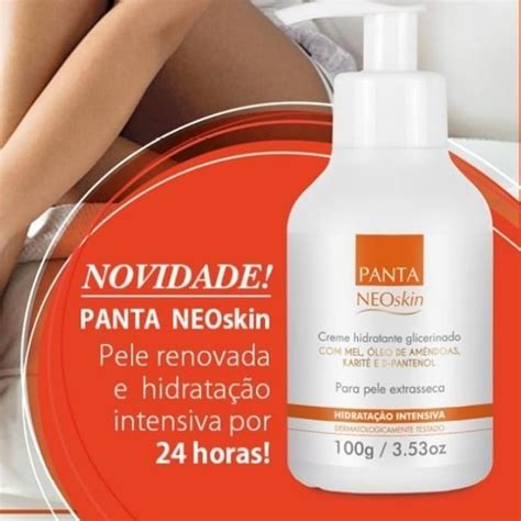 Kit Creme Glicerinado Hidratante Neoskin Panta Cosm Tica