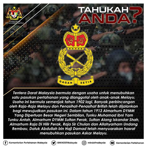 Mindef Malaysia On Twitter Tahukah Anda Jom Kita Kongsi Sejarah