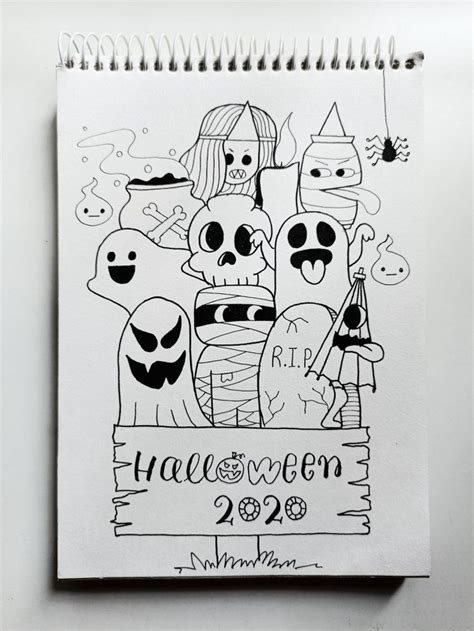 Halloween Doodle #pinterest #instagram #aesthetic #love #photography # ...