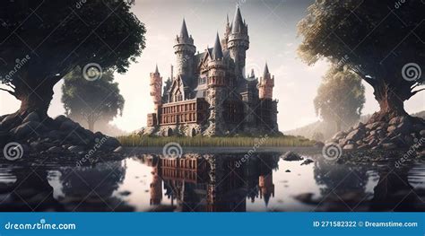 Mystical Medieval Background. Royalty-Free Stock Photography ...