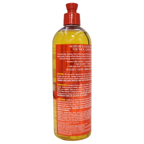 Creme Of Nature Argan Oil Apple Cider Vinegar Clarifying Rinse 155 Oz