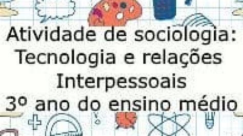 Textos De Sociologia Com Atividades 1o Ano