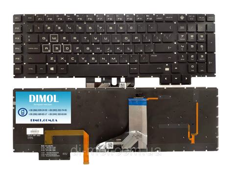 Оригинальная Клавиатура для Ноутбука HP Omen 17-an Series, Black, RGB ...