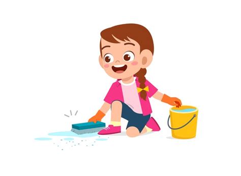 1,792 Child Cleaning Floor Stock Vectors and Vector Art | Shutterstock