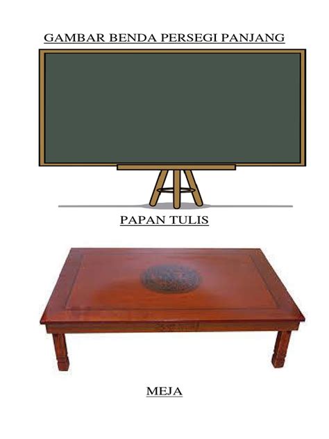 Detail Contoh Benda Yang Berbentuk Persegi Panjang Koleksi Nomer 19