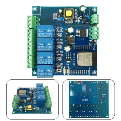 Carte De D Veloppement Esp Avec Module Relais Canaux Alimentation